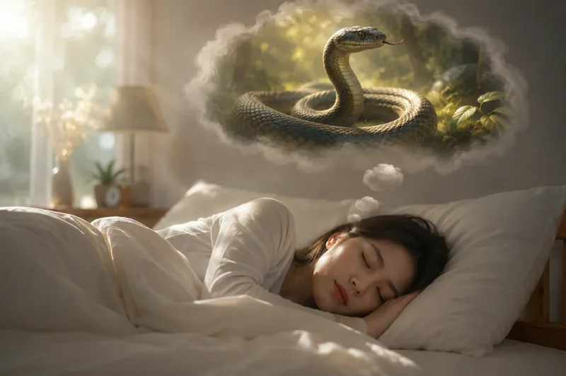 Tra cứu bộ số may mắn chuẩn phong thủy theo từng hành động cụ thể của rắn trong mơ.