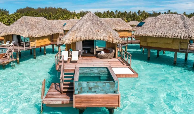 Vẻ đẹp lãng mạn, yên bình tại đảo ngọc Bora Bora, Nam Thái Bình Dương.