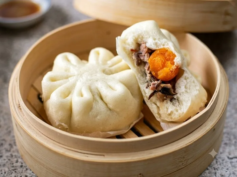 Một chiếc bánh bao có thể cung cấp khoảng 150–350 kcal tùy loại